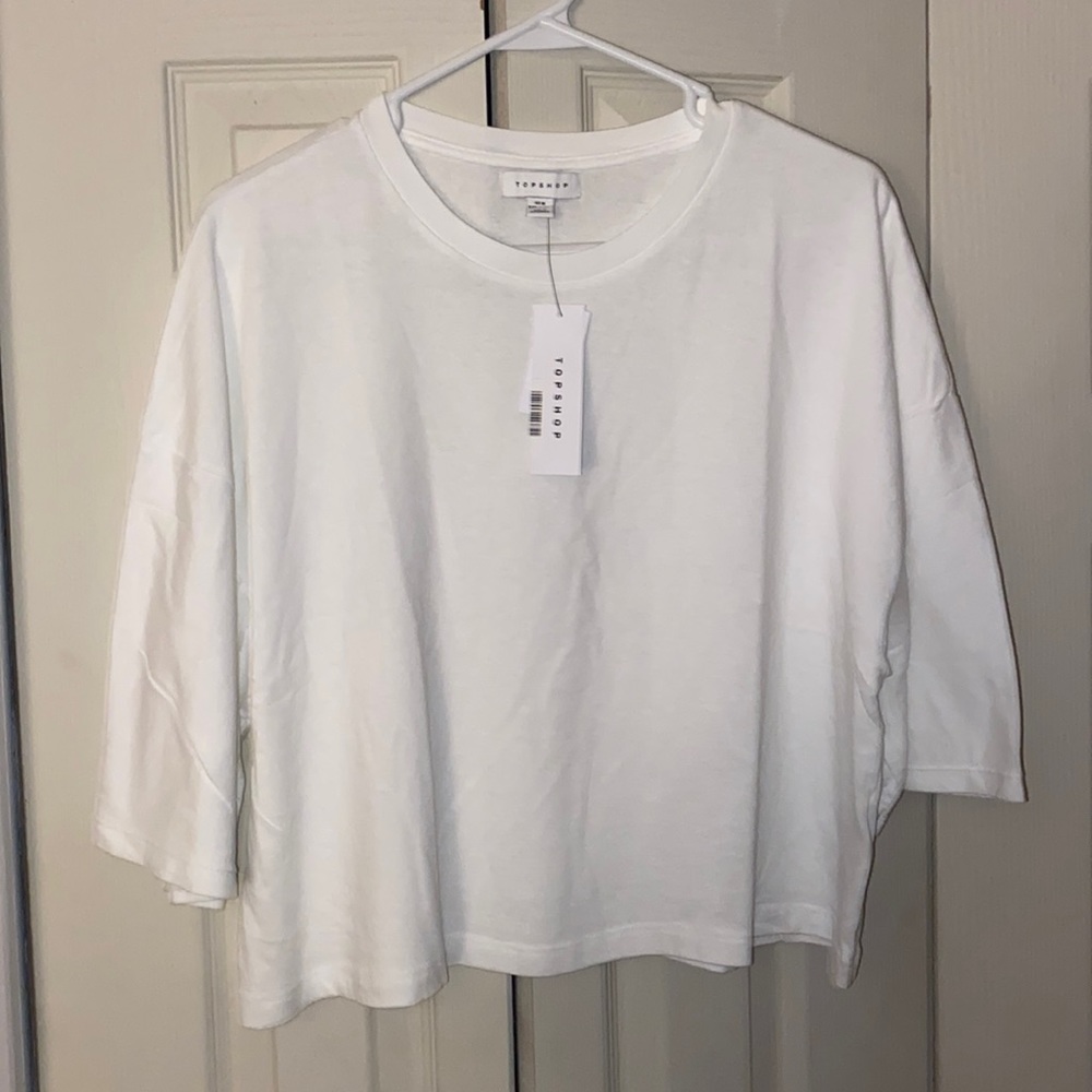 NWT Topshop Cropped Tee